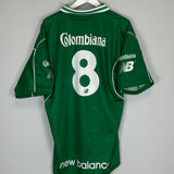 Shop 2001/02 DEPORTIVO CALI #8 HOME SHIRT (L) NEW BALANCE, classic football shirts, vintage football shirts & retro soccer jerseys at Cult Kits