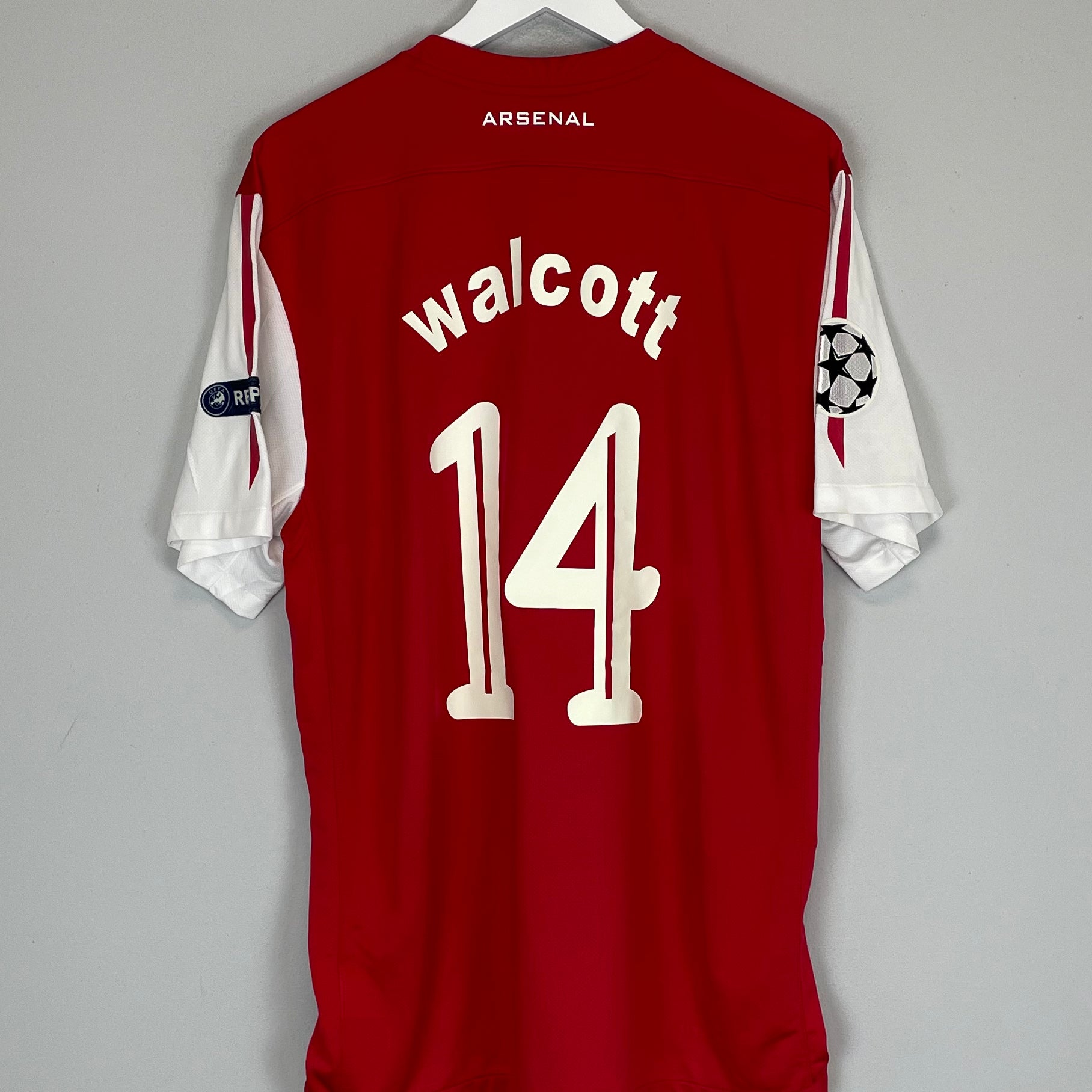 2011/12 ARSENAL WALCOTT #14 C/L HOME SHIRT (XL) NIKE – Cult Kits