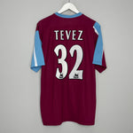 2005/06 WEST HAM TEVEZ #32 HOME SHIRT (L) REEBOK