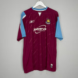 2005/06 WEST HAM TEVEZ #32 HOME SHIRT (L) REEBOK