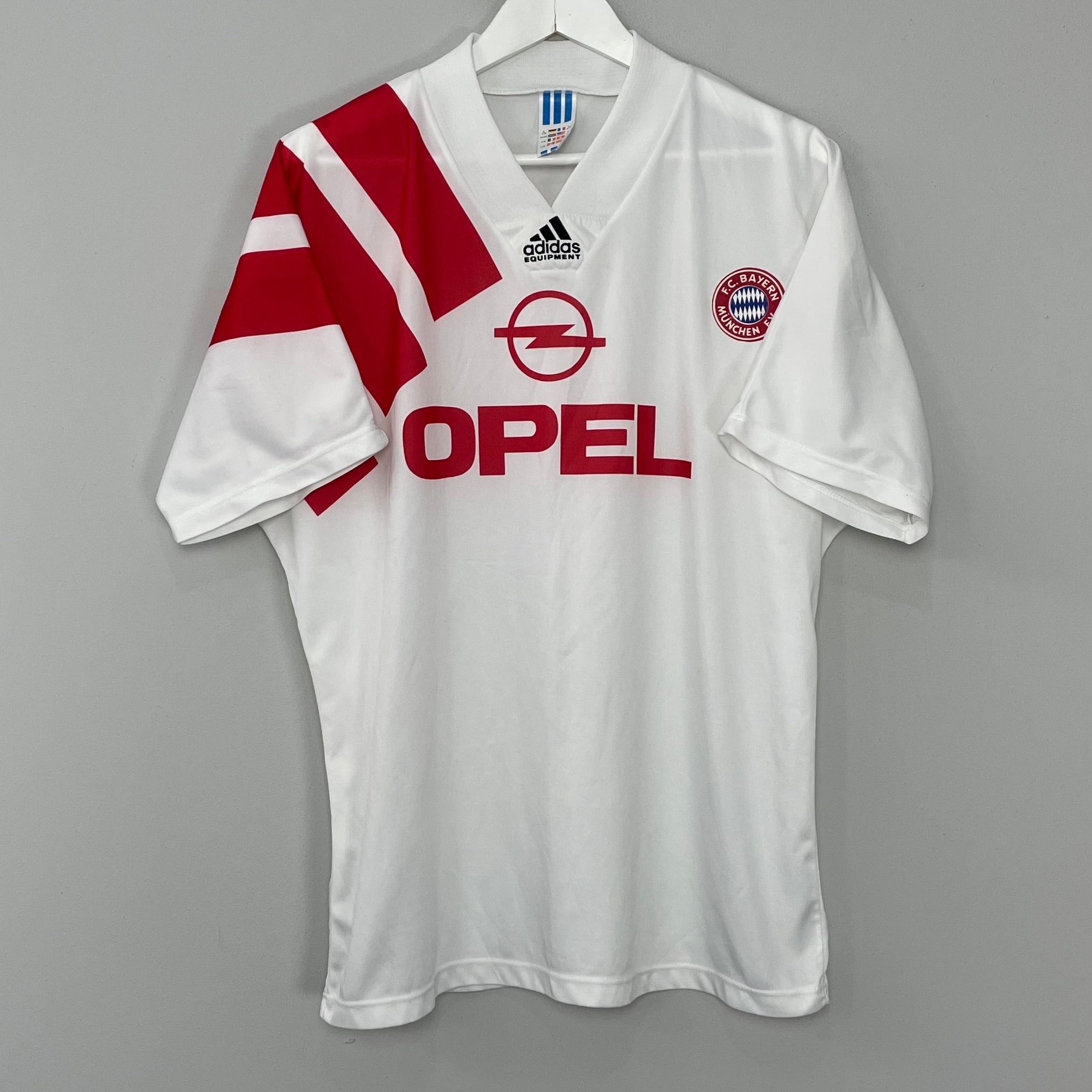 Shop 1991/93 BAYERN MUNICH AWAY SHIRT (XL) ADIDAS, classic football shirts, vintage football shirts & retro soccer jerseys at Cult Kits