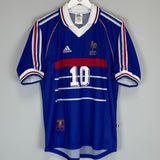 1998/00 FRANCE ZIDANE #10 HOME SHIRT (S) ADIDAS