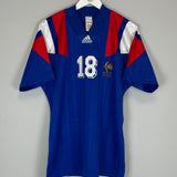 1992/94 FRANCE CANTONA #18 HOME SHIRT (M) ADIDAS