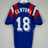 1992/94 FRANCE CANTONA #18 HOME SHIRT (M) ADIDAS
