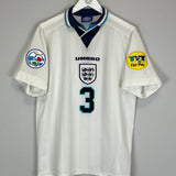 Shop 1995/97 ENGLAND PEARCE #3 HOME SHIRT (L) UMBRO, classic football shirts, vintage football shirts & retro soccer jerseys at Cult Kits