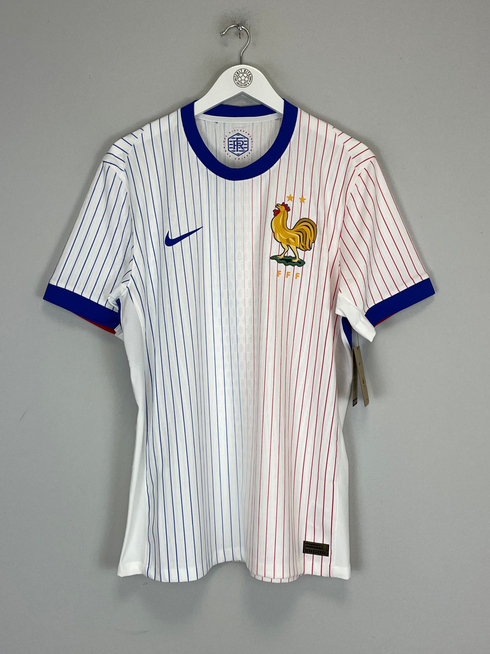 Shop 2024/25 FRANCE *BNWT* AUTHENTIC AWAY SHIRT (L) NIKE, classic football shirts, vintage football shirts & retro soccer jerseys at Cult Kits