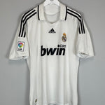Shop 2008/09 REAL MADRID RAUL #7 HOME SHIRT (L) ADIDAS, classic football shirts, vintage football shirts & retro soccer jerseys at Cult Kits