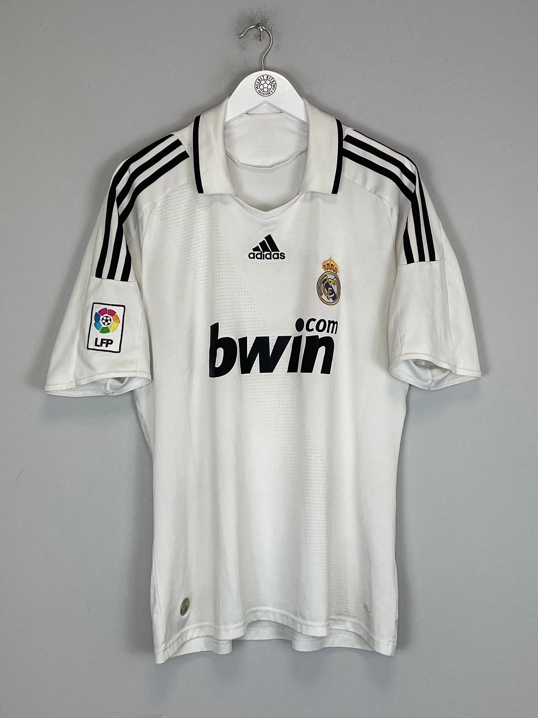 Shop 2008/09 REAL MADRID RAUL #7 HOME SHIRT (L) ADIDAS, classic football shirts, vintage football shirts & retro soccer jerseys at Cult Kits