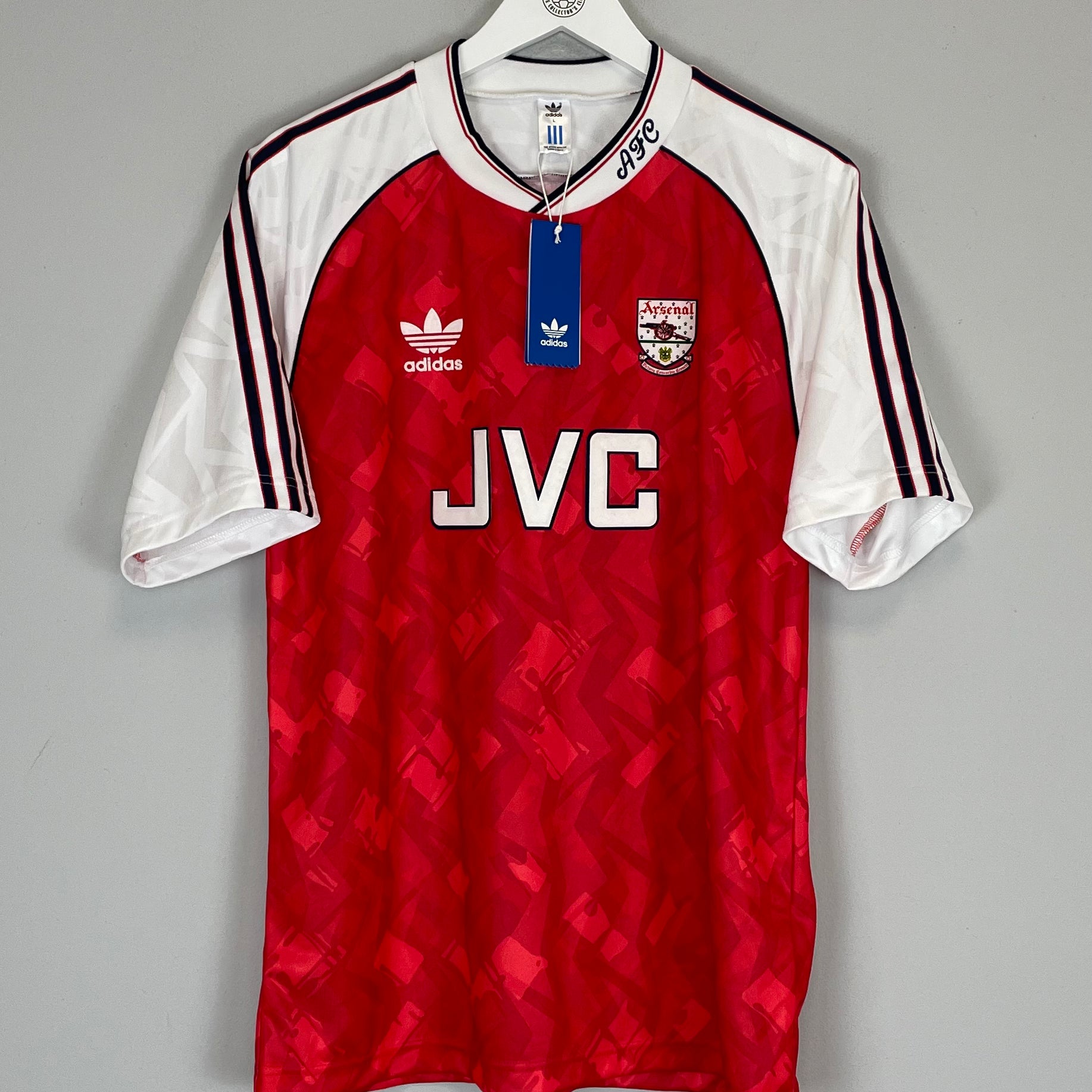 Shop 1990/92 ARSENAL ADIDAS ORIGINALS *BNWT* HOME SHIRT (L), classic football shirts, vintage football shirts & retro soccer jerseys at Cult Kits