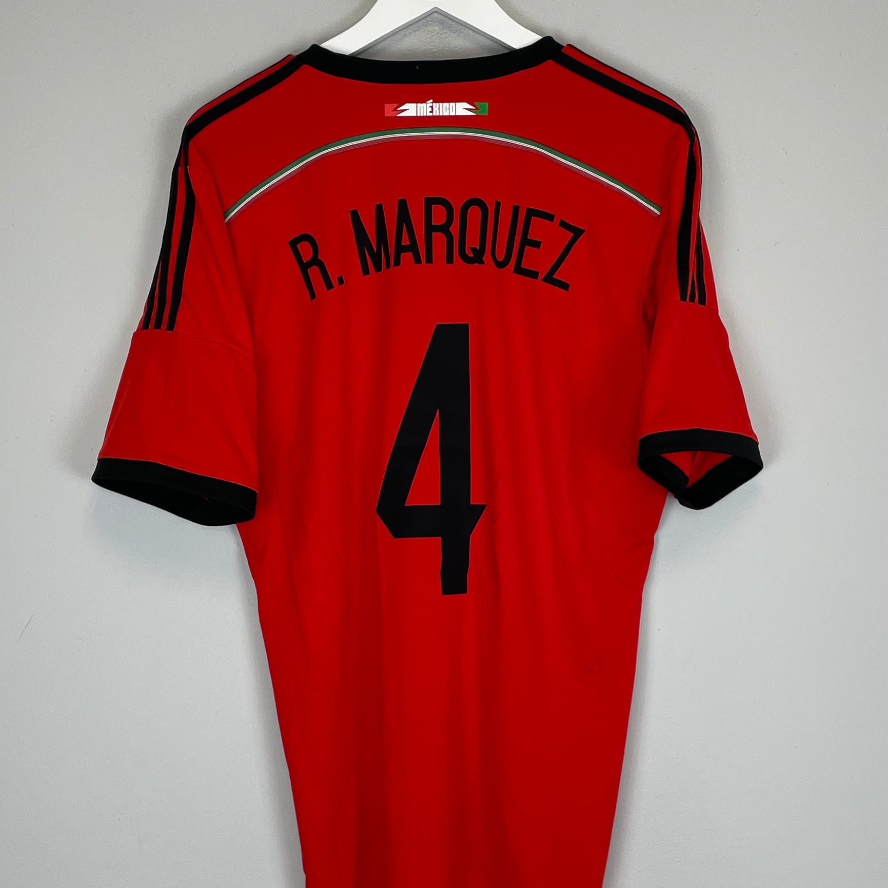 Shop 2014/15 MEXICO R.MARQUEZ #4 AWAY SHIRT (L) ADIDAS, classic football shirts, vintage football shirts & retro soccer jerseys at Cult Kits