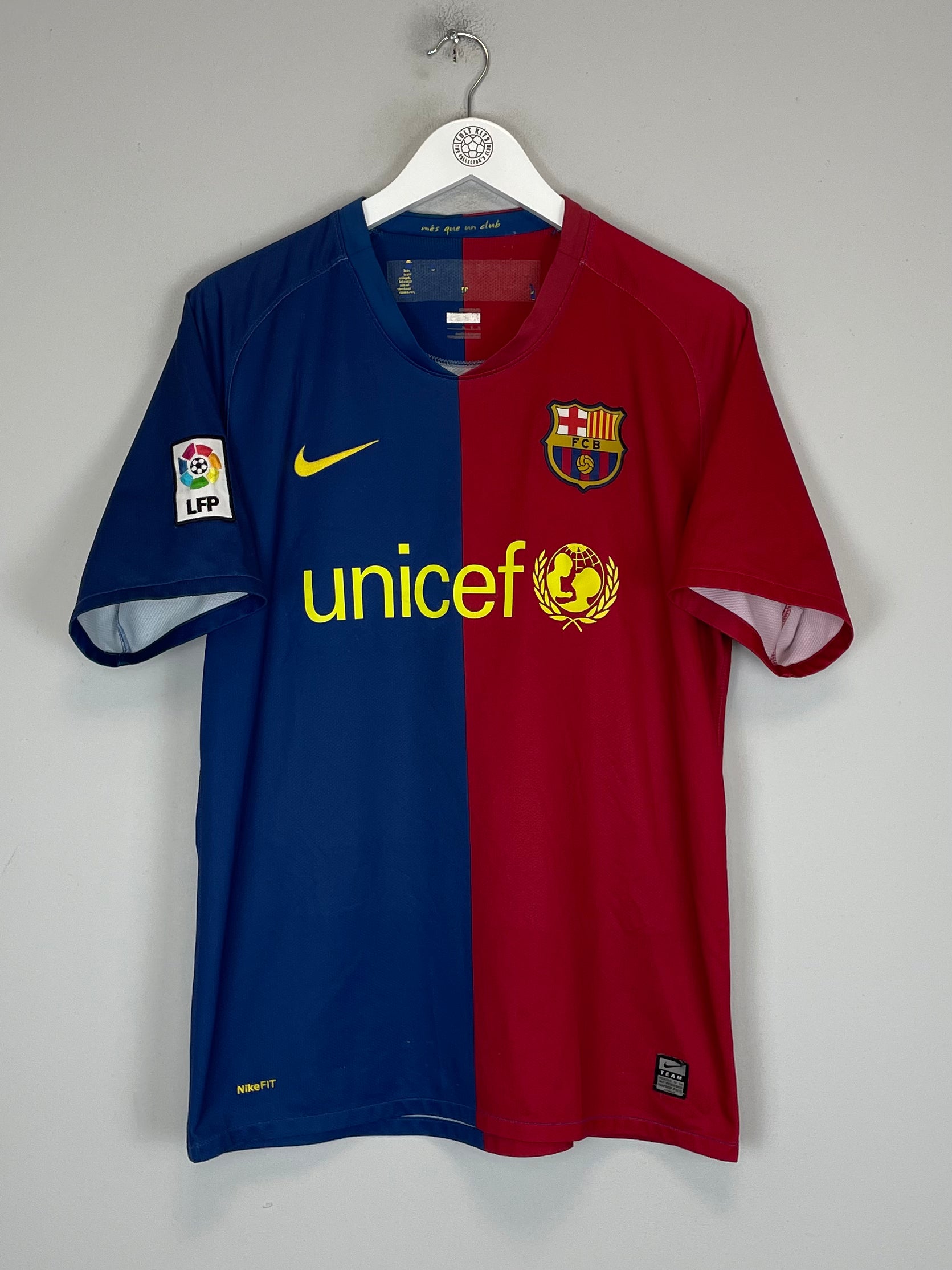 Shop 2008/09 BARCELONA MESSI #10 HOME SHIRT (M) NIKE, classic football shirts, vintage football shirts & retro soccer jerseys at Cult Kits