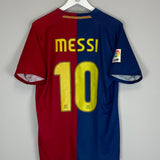 Shop 2008/09 BARCELONA MESSI #10 HOME SHIRT (M) NIKE, classic football shirts, vintage football shirts & retro soccer jerseys at Cult Kits