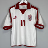 Shop 2004/05 TUNISIA DOS SANTOS #11 HOME SHIRT (S) PUMA, classic football shirts, vintage football shirts & retro soccer jerseys at Cult Kits
