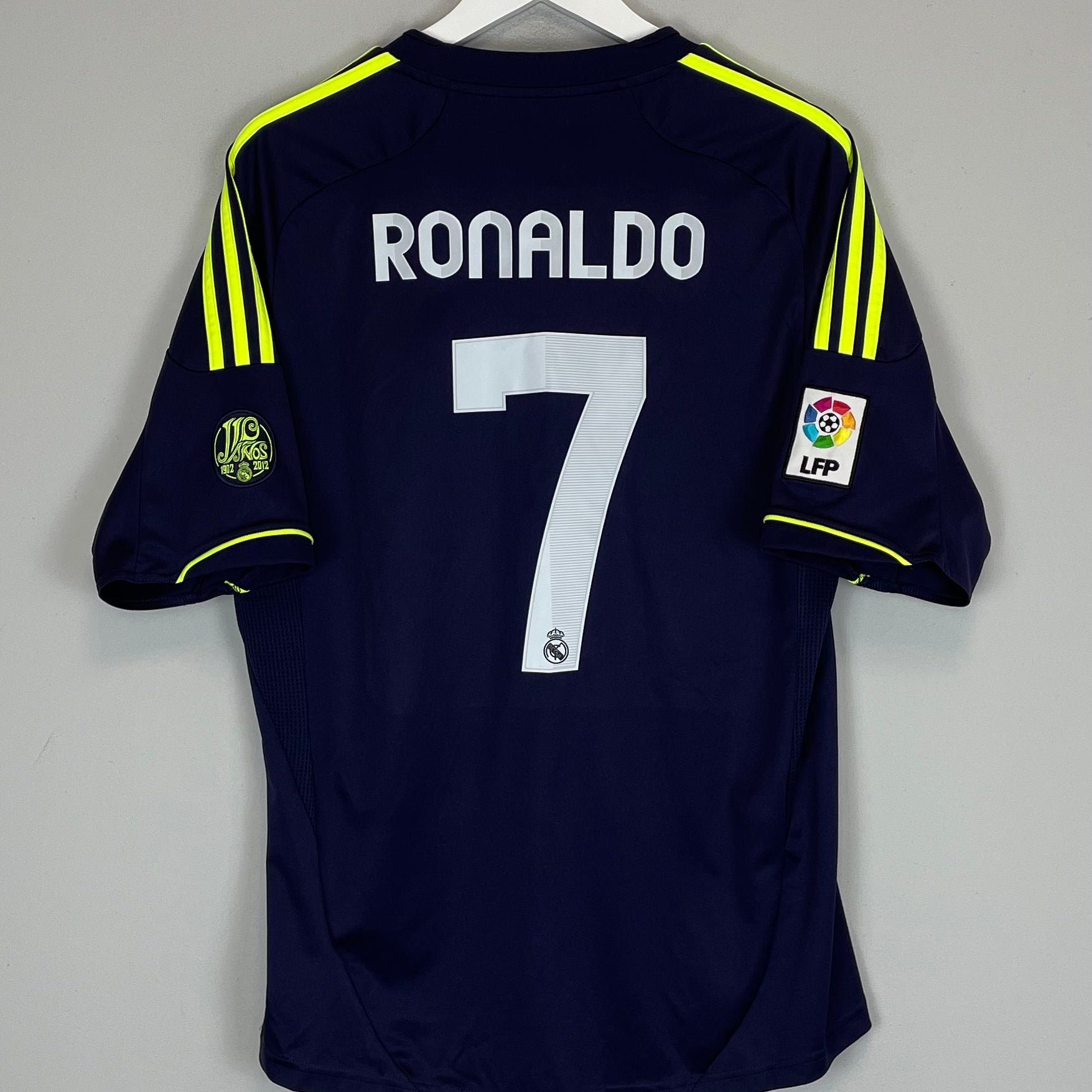 Shop 2012/13 REAL MADRID RONALDO #7 AWAY SHIRT (L) ADIDAS, classic football shirts, vintage football shirts & retro soccer jerseys at Cult Kits
