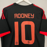 Shop 2015/16 MANCHESTER UNITED ROONEY #10 THIRD SHIRT (L) ADIDAS, classic football shirts, vintage football shirts & retro soccer jerseys at Cult Kits