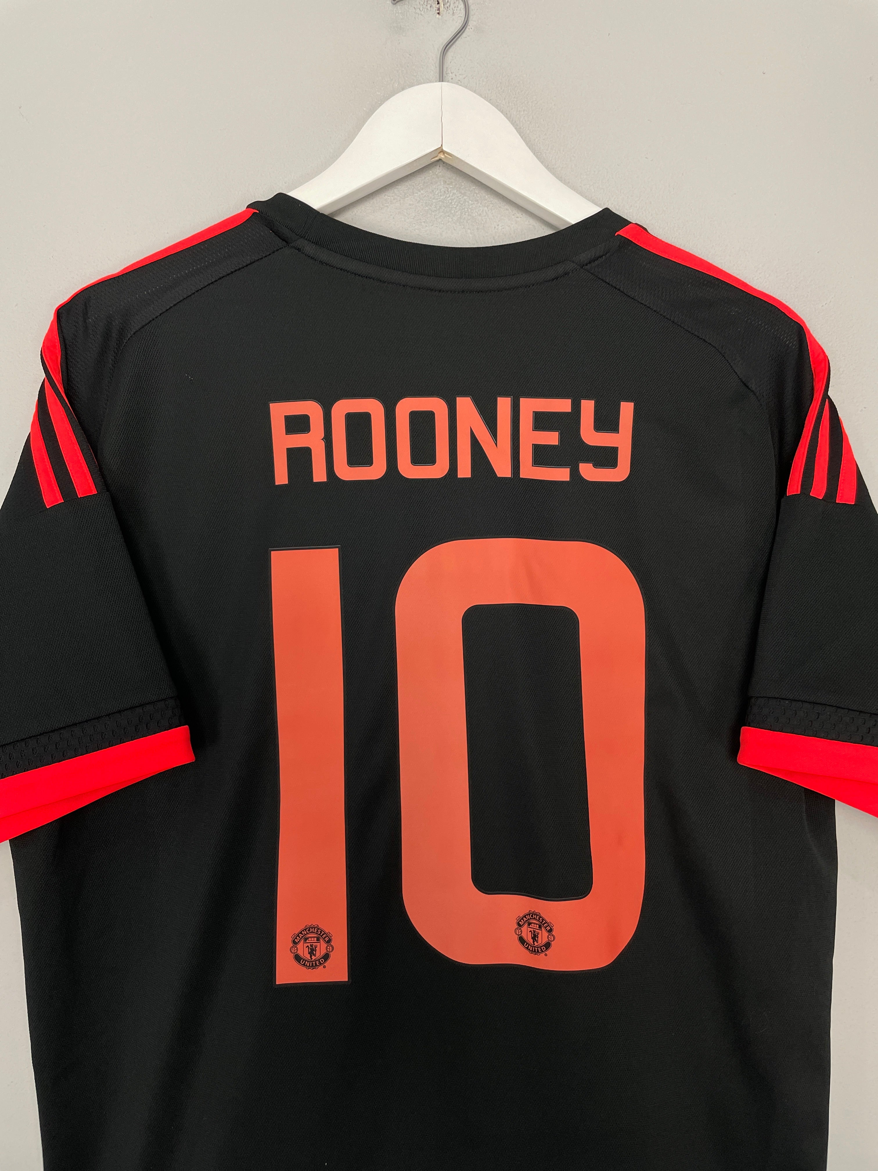 Shop 2015/16 MANCHESTER UNITED ROONEY #10 THIRD SHIRT (L) ADIDAS, classic football shirts, vintage football shirts & retro soccer jerseys at Cult Kits