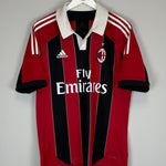 Shop 2012/13 AC MILAN **BALLOTELI** #45 HOME SHIRT (L) ADIDAS, classic football shirts, vintage football shirts & retro soccer jerseys at Cult Kits