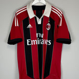 Shop 2012/13 AC MILAN **BALLOTELI** #45 HOME SHIRT (L) ADIDAS, classic football shirts, vintage football shirts & retro soccer jerseys at Cult Kits