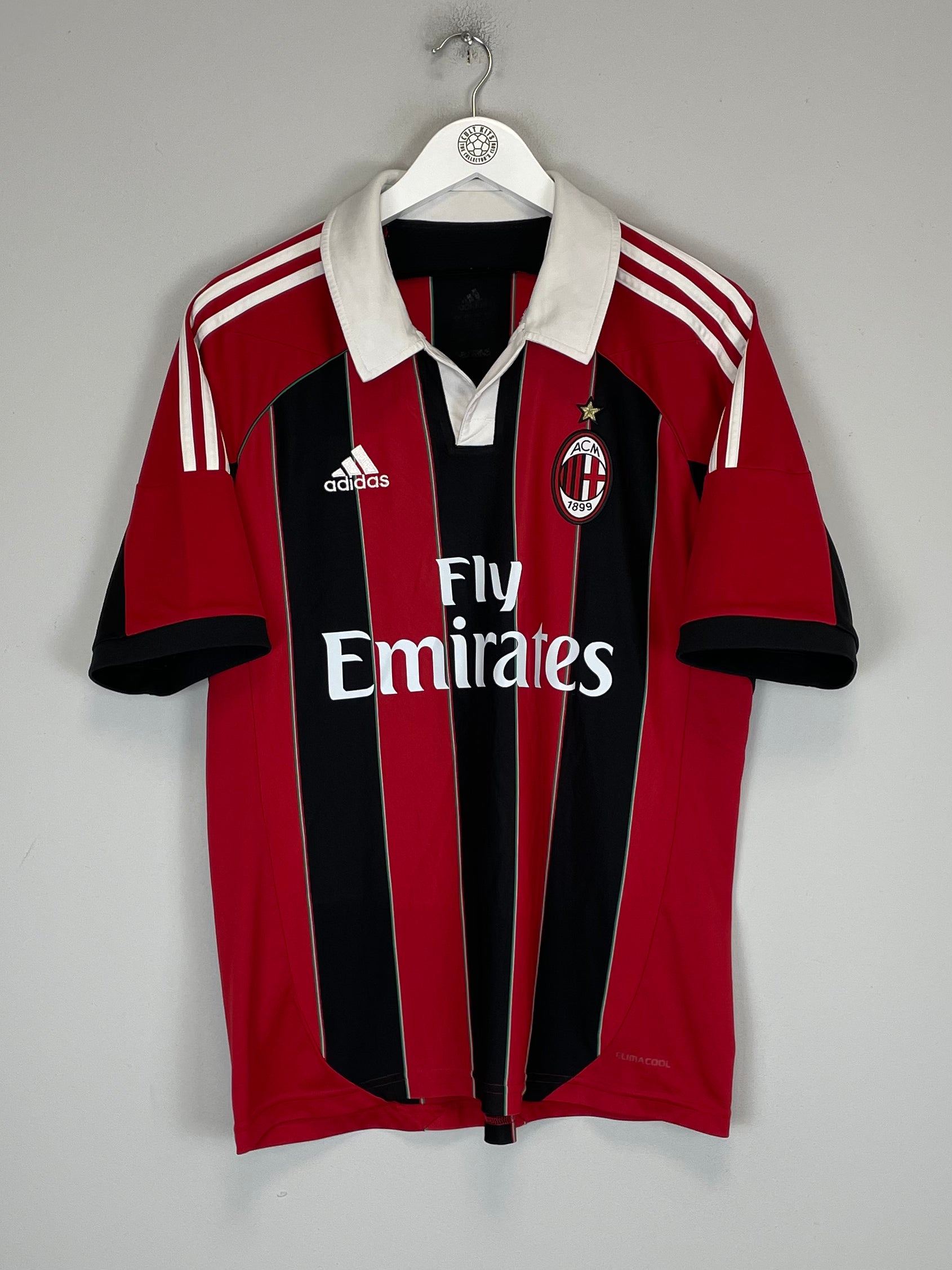 Shop 2012/13 AC MILAN **BALLOTELI** #45 HOME SHIRT (L) ADIDAS, classic football shirts, vintage football shirts & retro soccer jerseys at Cult Kits