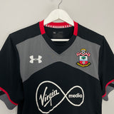 Shop 2016/17 SOUTHAMPTON VIRGIL #17 AWAY SHIRT (L) UNDER ARMOUR, classic football shirts, vintage football shirts & retro soccer jerseys at Cult Kits