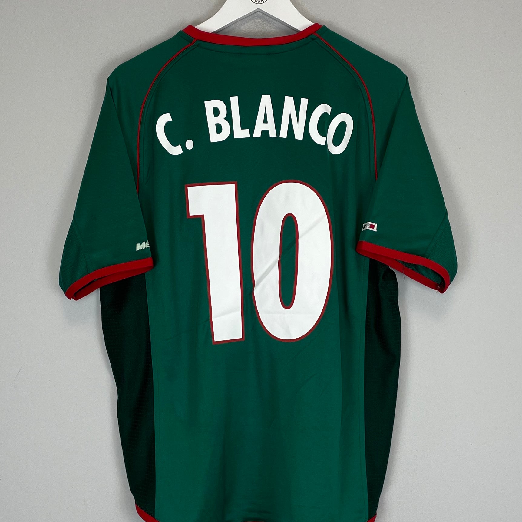 Shop 2002/03 MEXICO BLANCO #10 HOME SHIRT (XL) ATLETICA, classic football shirts, vintage football shirts & retro soccer jerseys at Cult Kits