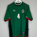2001/02 MEXICO R.MARQUEZ #4 HOME SHIRT (XL) ATLETICA