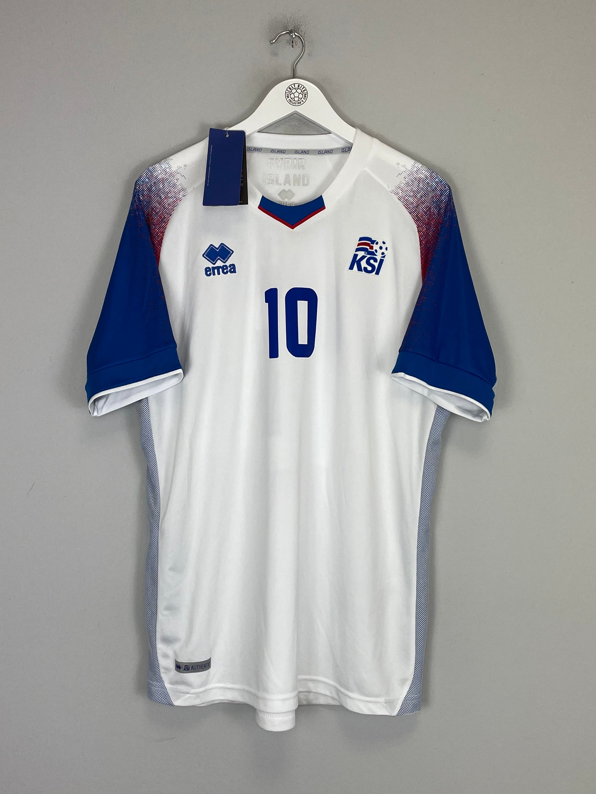 Shop 2018/19 ICELAND SIGURDSSON #10 *BNWT* HOME SHIRT (XXL) ERREA, classic football shirts, vintage football shirts & retro soccer jerseys at Cult Kits