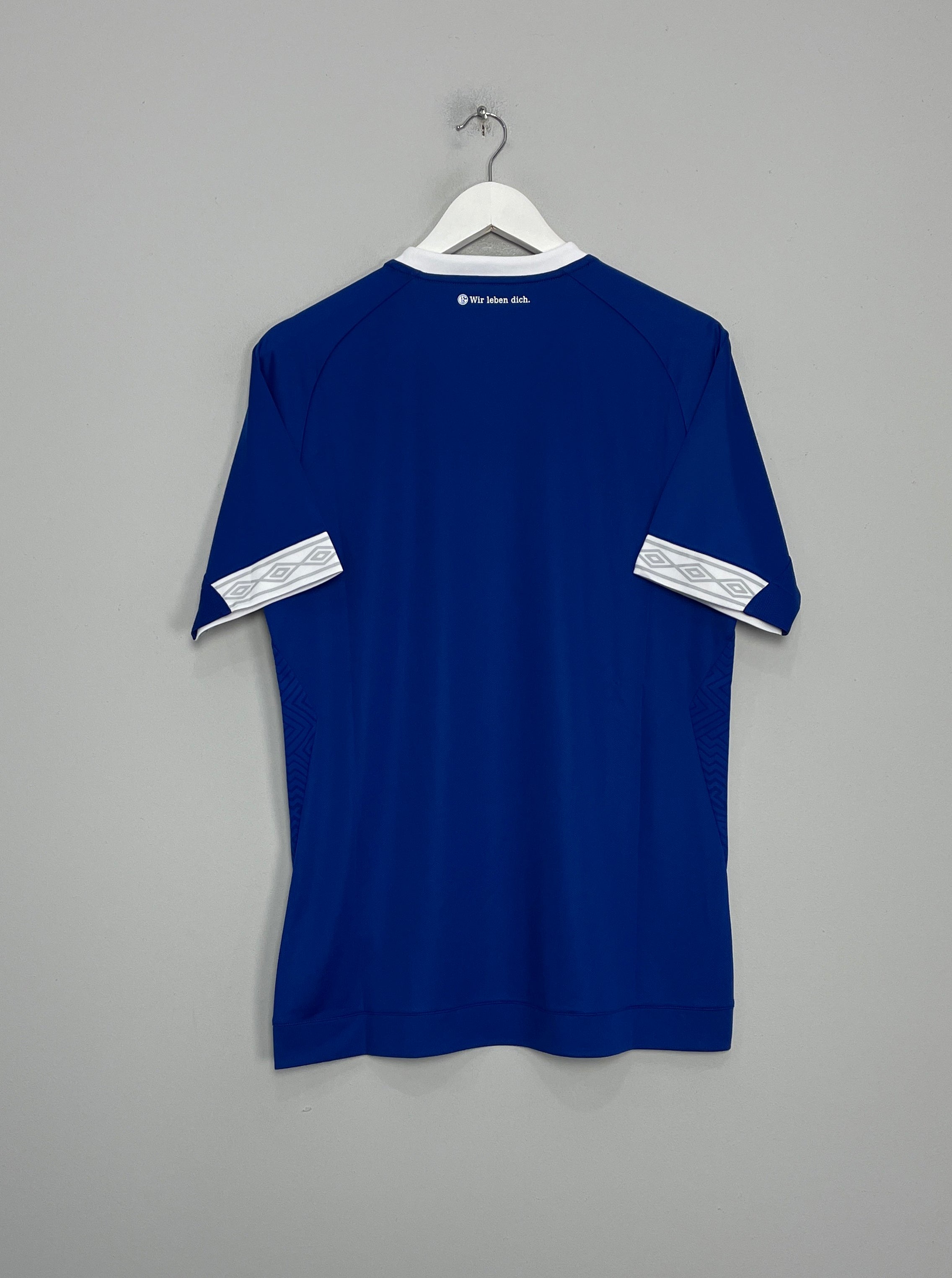 Shop 2018/19 SCHALKE HOME SHIRT (M) UMBRO, classic football shirts, vintage football shirts & retro soccer jerseys at Cult Kits