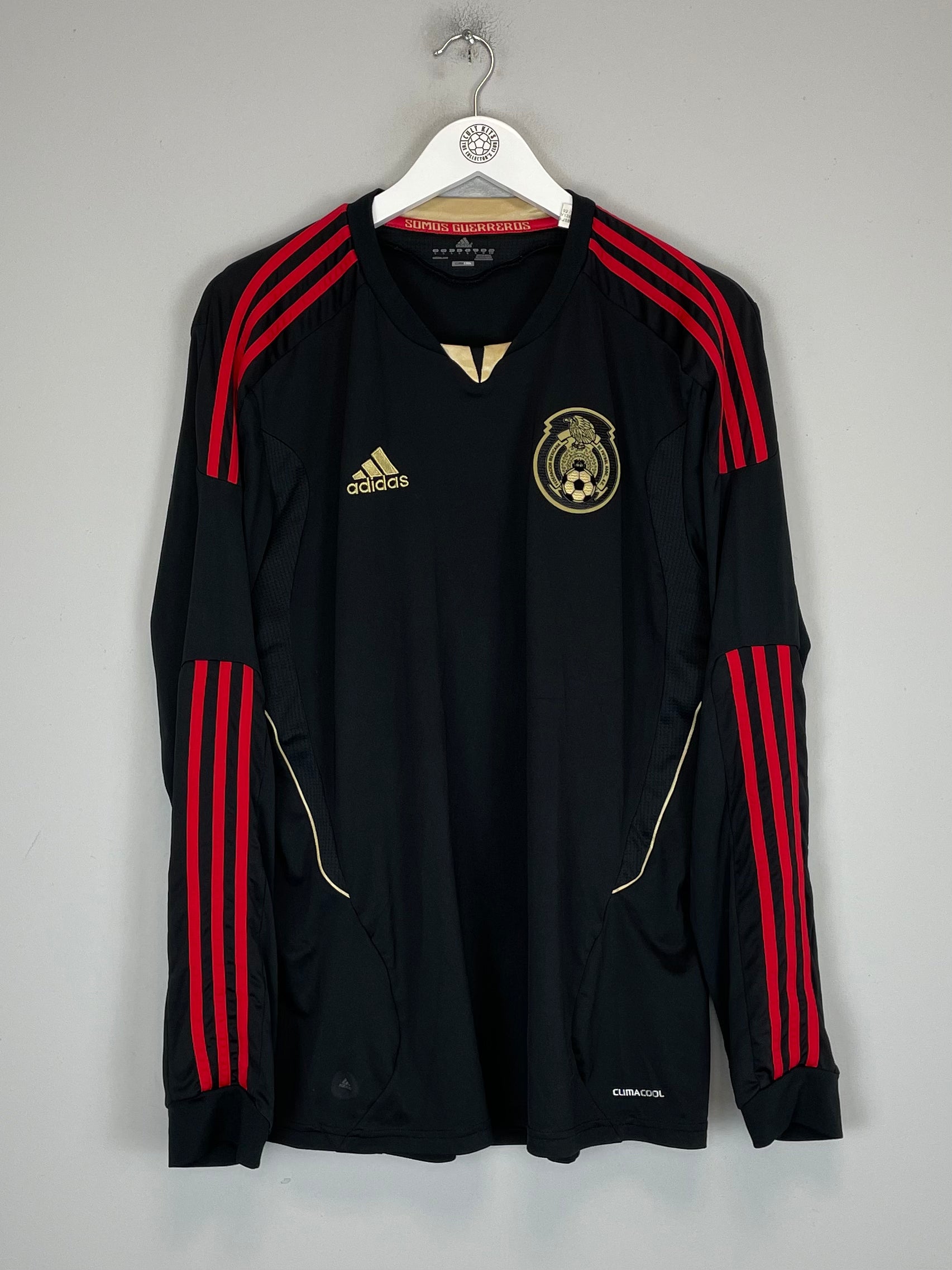 Shop 2011/12 MEXICO L/S AWAY SHIRT (L) ADIDAS, classic football shirts, vintage football shirts & retro soccer jerseys at Cult Kits