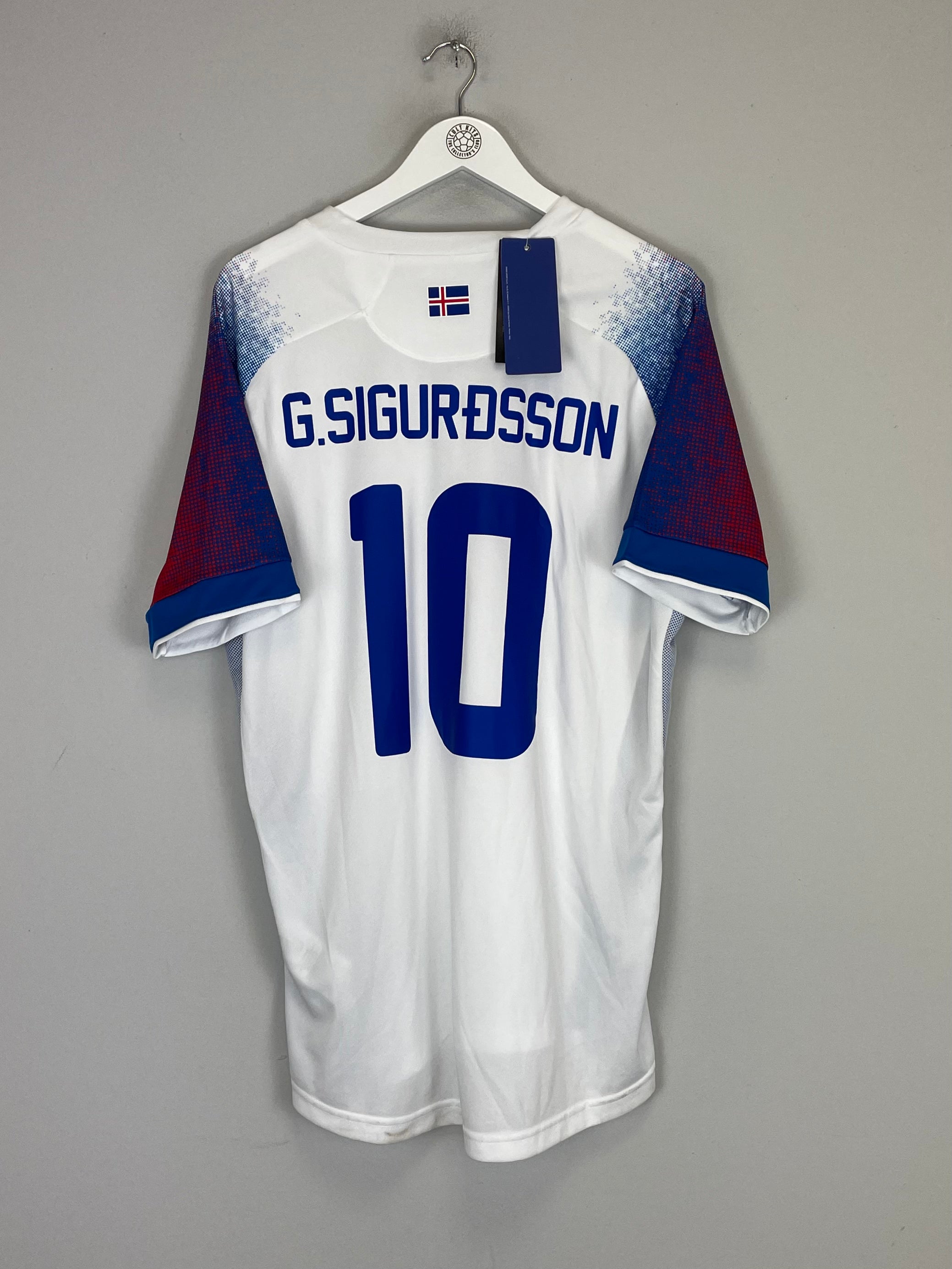 Shop 2018/19 ICELAND SIGURDSSON #10 *BNWT* HOME SHIRT (XXL) ERREA, classic football shirts, vintage football shirts & retro soccer jerseys at Cult Kits