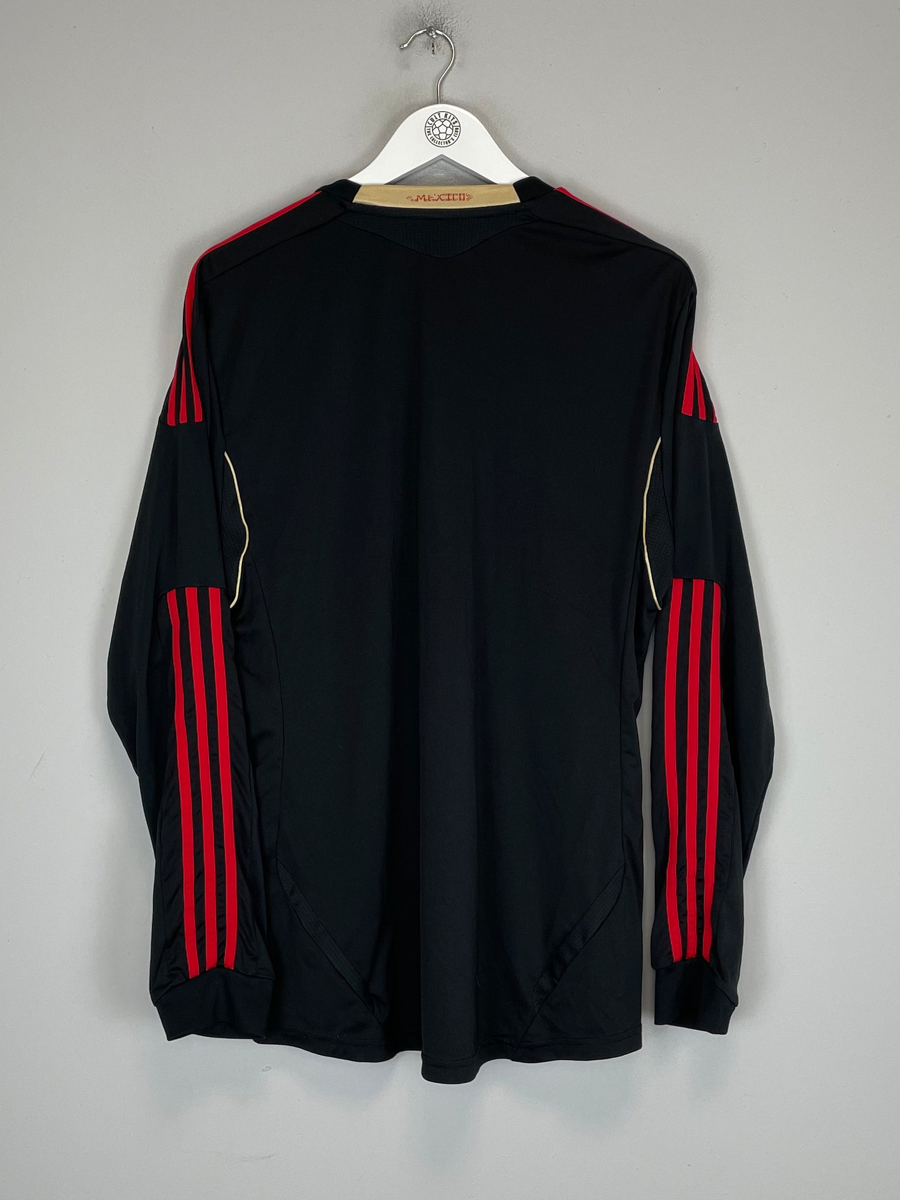 Shop 2011/12 MEXICO L/S AWAY SHIRT (L) ADIDAS, classic football shirts, vintage football shirts & retro soccer jerseys at Cult Kits