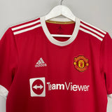 Shop 2021/22 MANCHESTER UNITED RONALDO #7 HOME SHIRT (M) ADIDAS, classic football shirts, vintage football shirts & retro soccer jerseys at Cult Kits