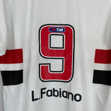 2012 SAO PAULO L.FABIANO #9 HOME SHIRT (L) REEBOK