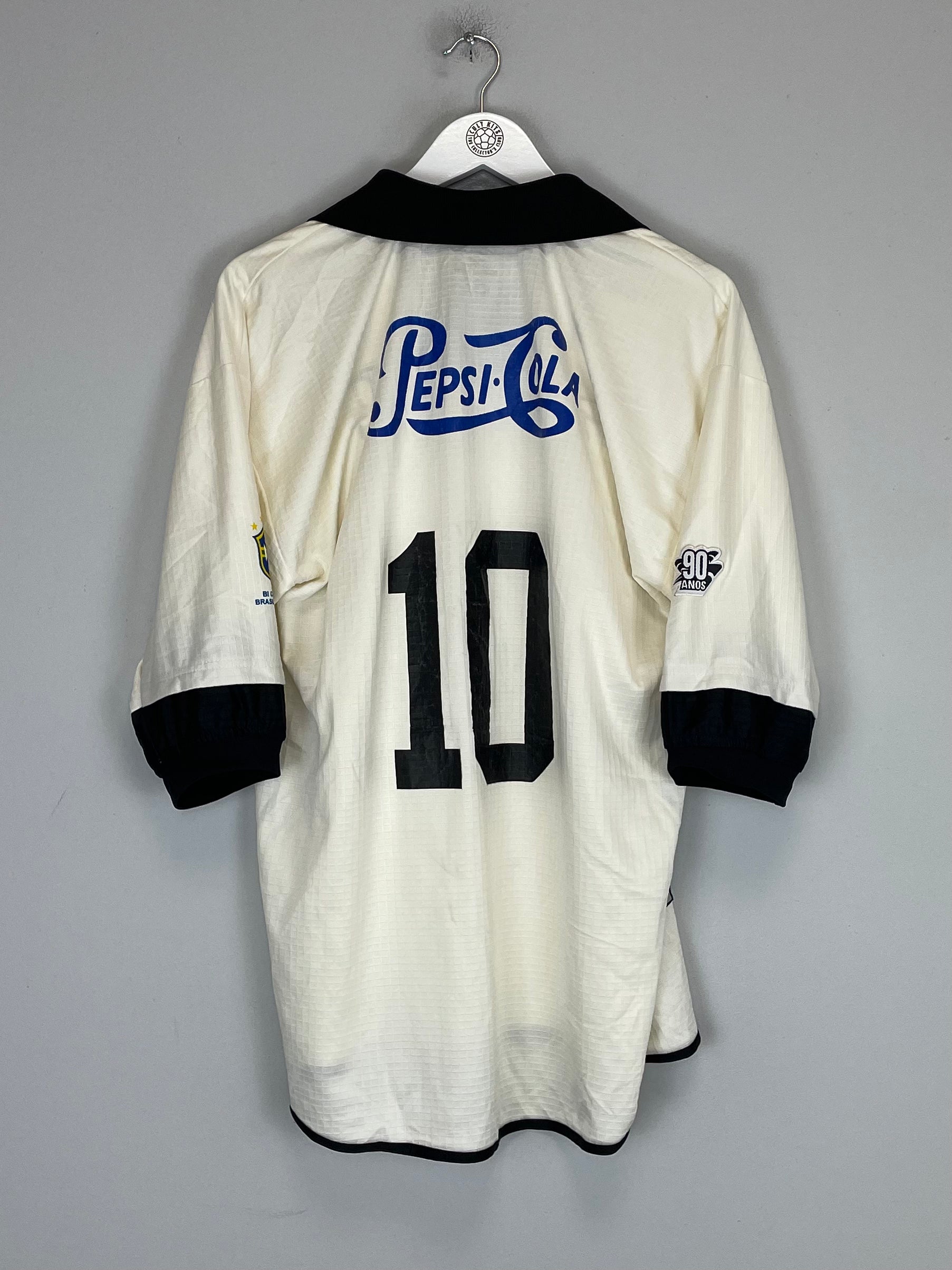 Shop 2000 CORINTHIANS #10 *90 YEAR* SHIRT (XL) TOPPER, classic football shirts, vintage football shirts & retro soccer jerseys at Cult Kits