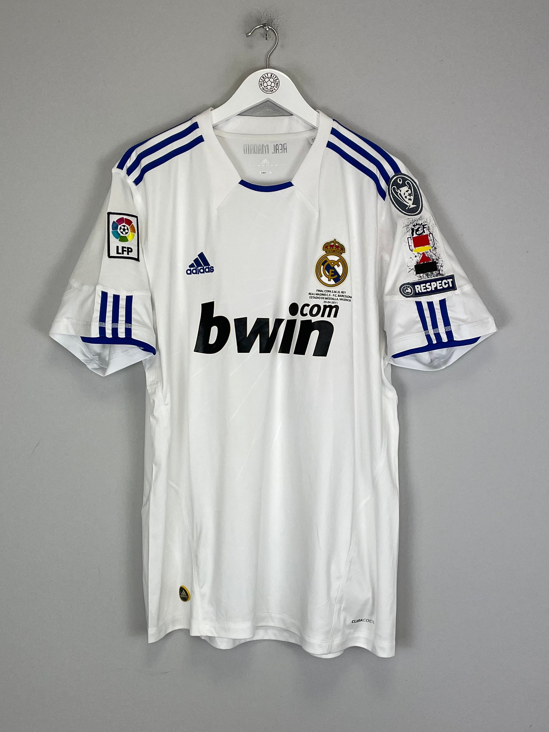 Shop 2010/11 REAL MADRID OZIL #23 *CUP FINAL* HOME SHIRT (XL) ADIDAS, classic football shirts, vintage football shirts & retro soccer jerseys at Cult Kits