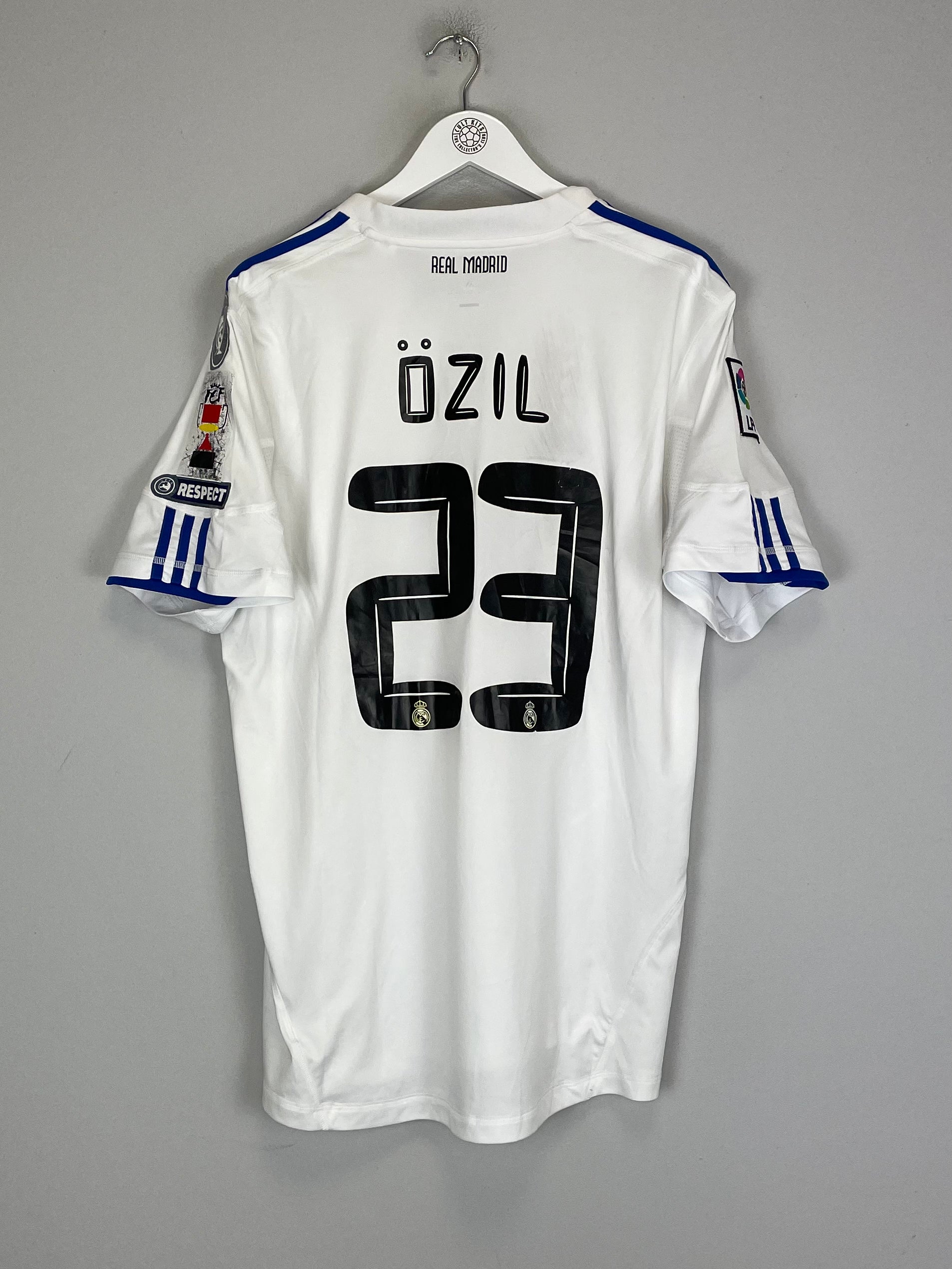 Shop 2010/11 REAL MADRID OZIL #23 *CUP FINAL* HOME SHIRT (XL) ADIDAS, classic football shirts, vintage football shirts & retro soccer jerseys at Cult Kits