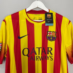 Shop 2013/14 BARCELONA MESSI #10 *BNWT* AWAY SHIRT (L) NIKE, classic football shirts, vintage football shirts & retro soccer jerseys at Cult Kits