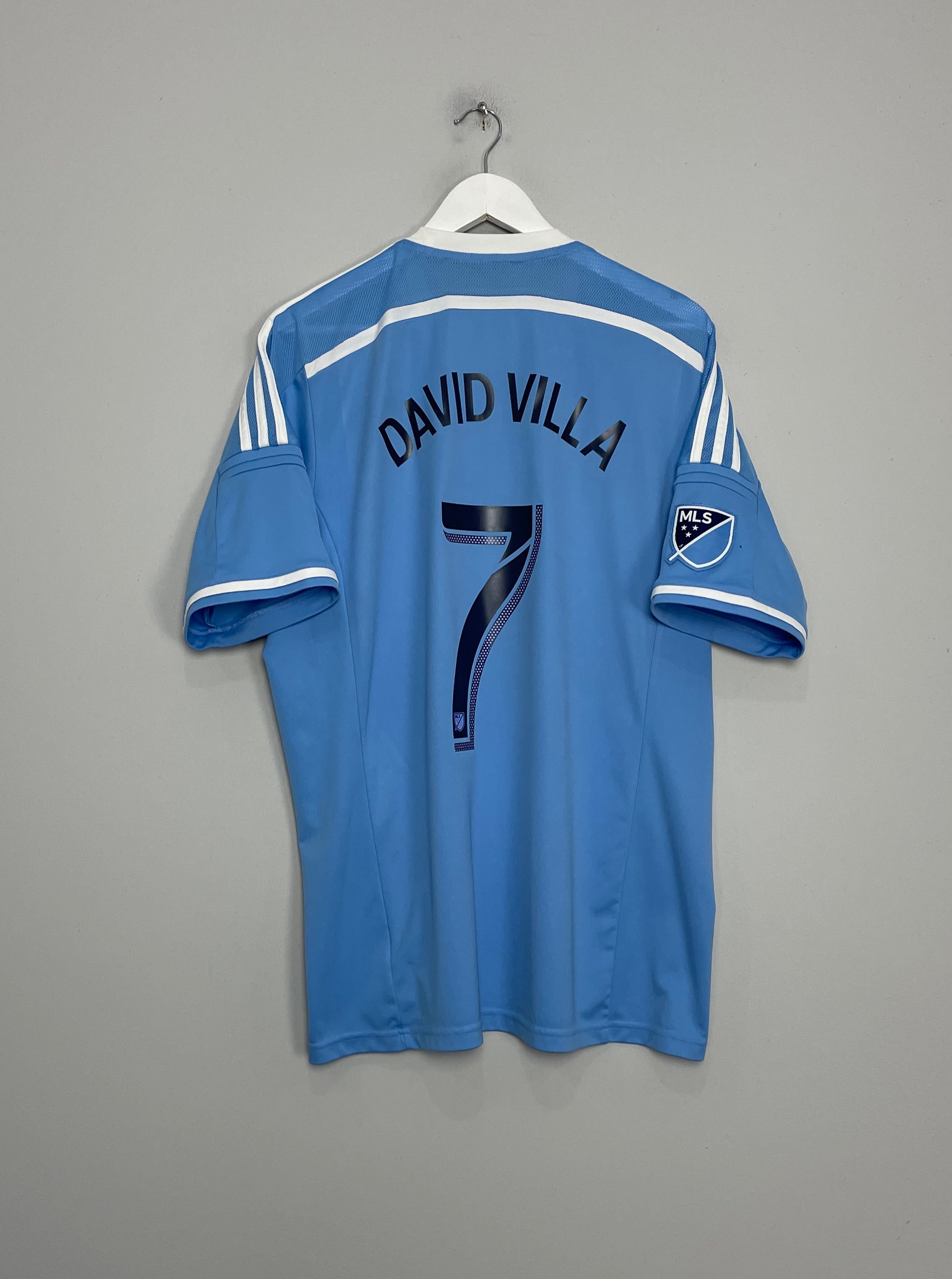 Shop 2015/16 NEW YORK CITY DAVID VILLA #7 HOME SHIRT (XL) ADIDAS, classic football shirts, vintage football shirts & retro soccer jerseys at Cult Kits