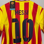 Shop 2013/14 BARCELONA MESSI #10 *BNWT* AWAY SHIRT (L) NIKE, classic football shirts, vintage football shirts & retro soccer jerseys at Cult Kits