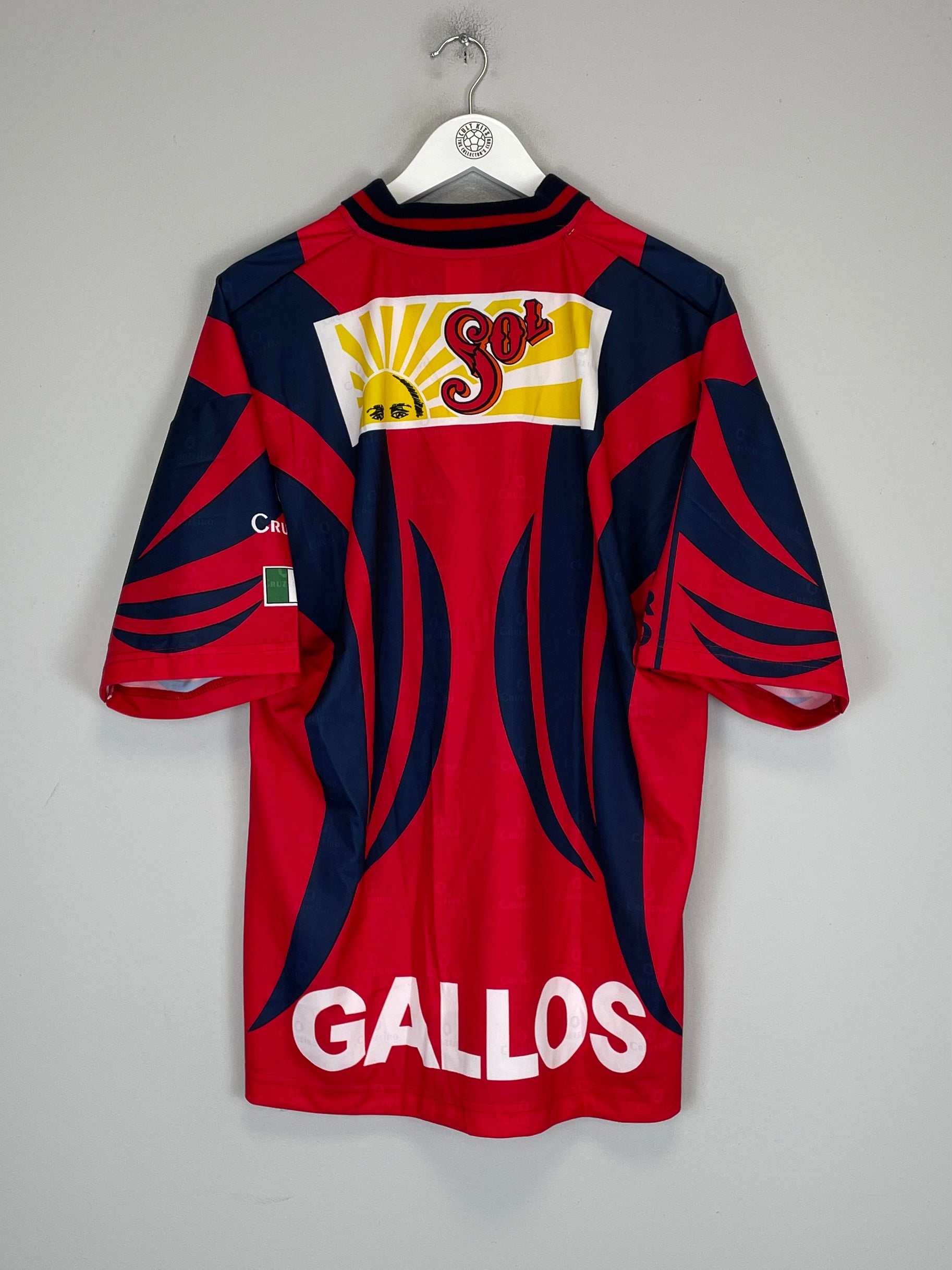 Shop 1997/98 GALLOS DE AGUASCALIENTES *BNWT* AWAY SHIRT (L) CRUZEIRO, classic football shirts, vintage football shirts & retro soccer jerseys at Cult Kits