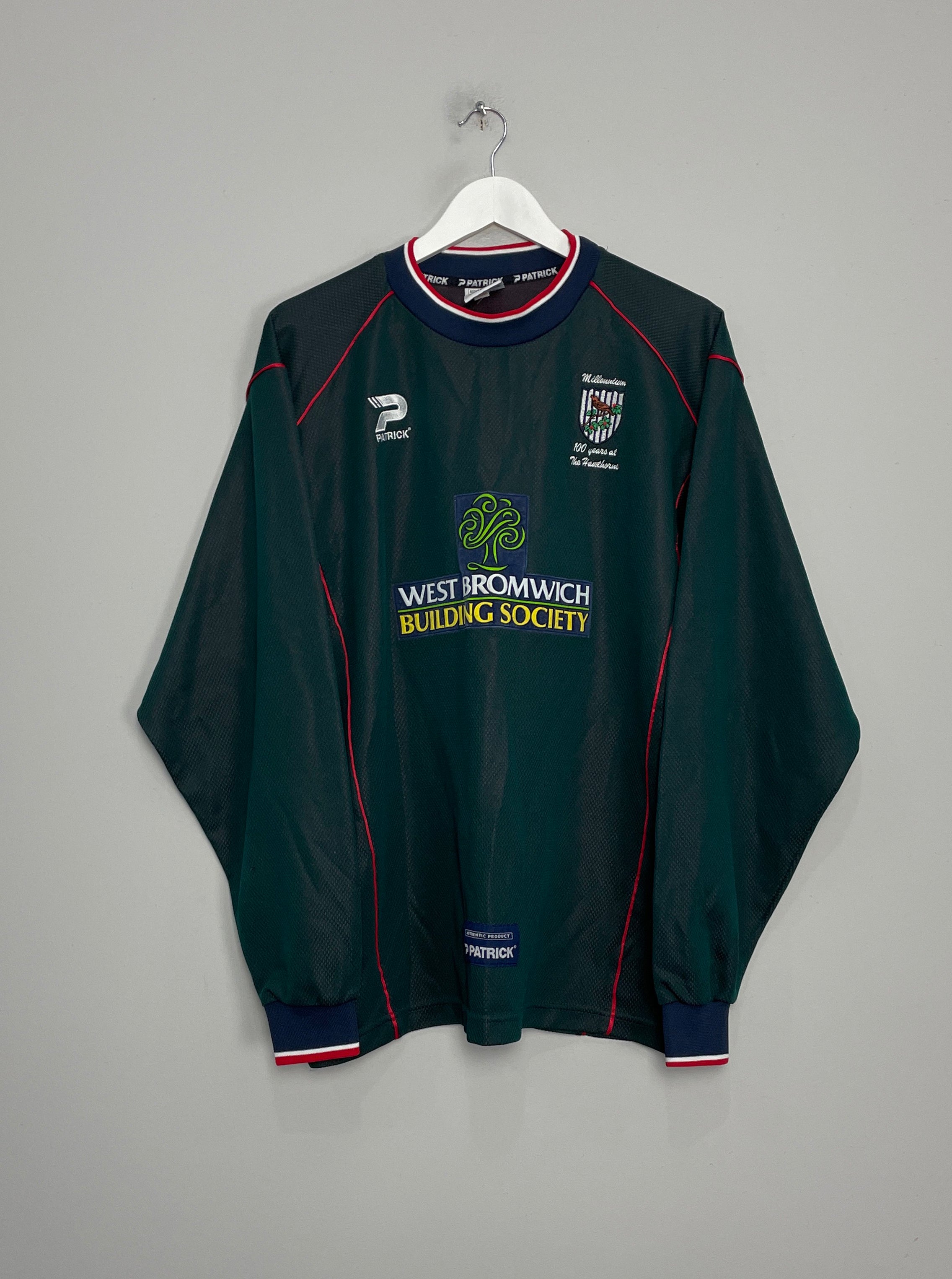 Shop 2000/01 WEST BROM GK SHIRT (XL) PATRICK, classic football shirts, vintage football shirts & retro soccer jerseys at Cult Kits