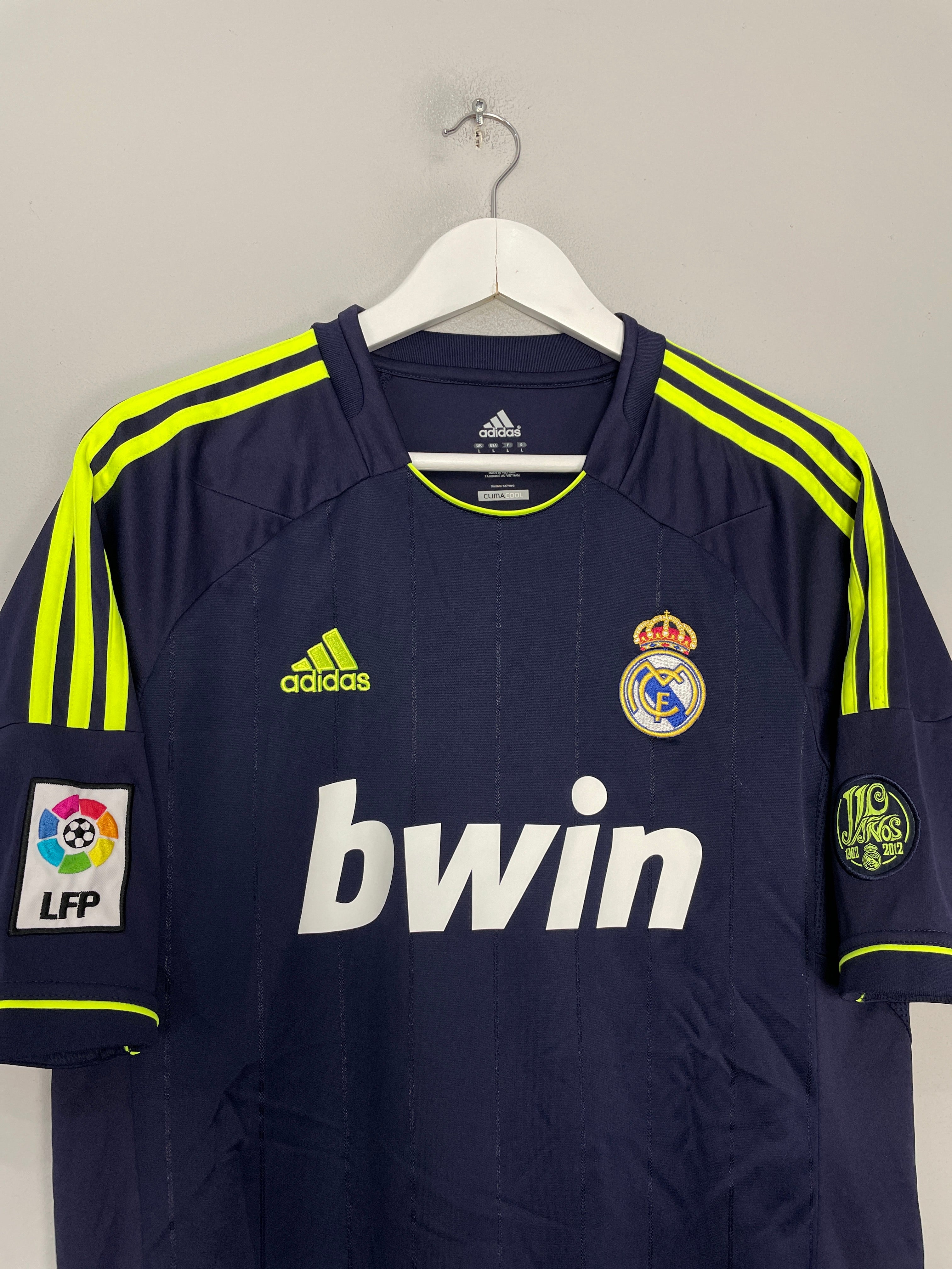Shop 2012/13 REAL MADRID RONALDO #7 AWAY SHIRT (L) ADIDAS, classic football shirts, vintage football shirts & retro soccer jerseys at Cult Kits