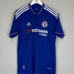 Shop 2015/16 CHELSEA FABREGAS #4 HOME SHIRT (L) ADIDAS, classic football shirts, vintage football shirts & retro soccer jerseys at Cult Kits