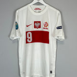 Shop 2012/13 POLAND LEWANDOWSKI #9 HOME SHIRT (L) NIKE, classic football shirts, vintage football shirts & retro soccer jerseys at Cult Kits