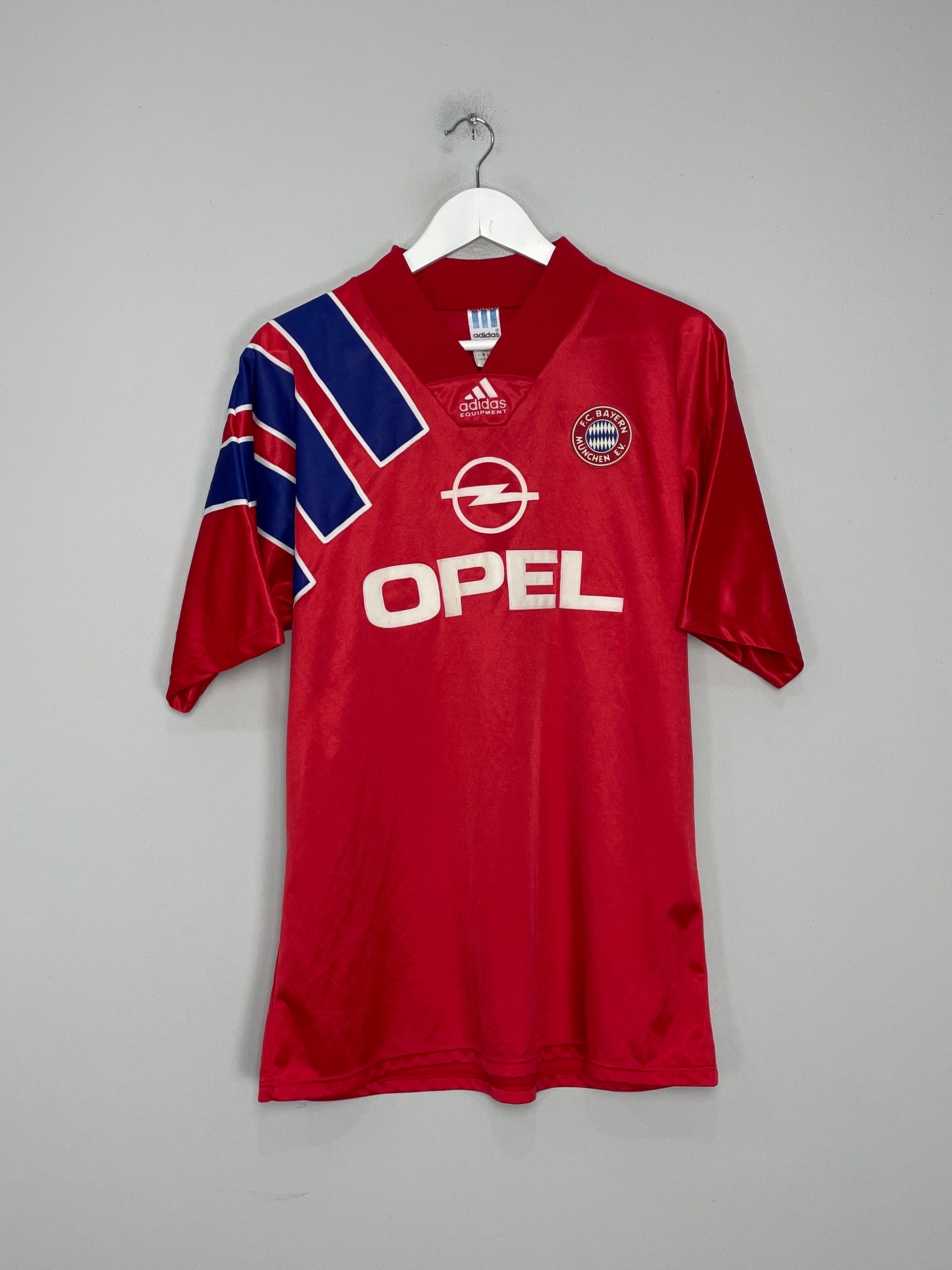 Shop 1991/93 BAYERN MUNICH HOME SHIRT (L) ADIDAS, classic football shirts, vintage football shirts & retro soccer jerseys at Cult Kits