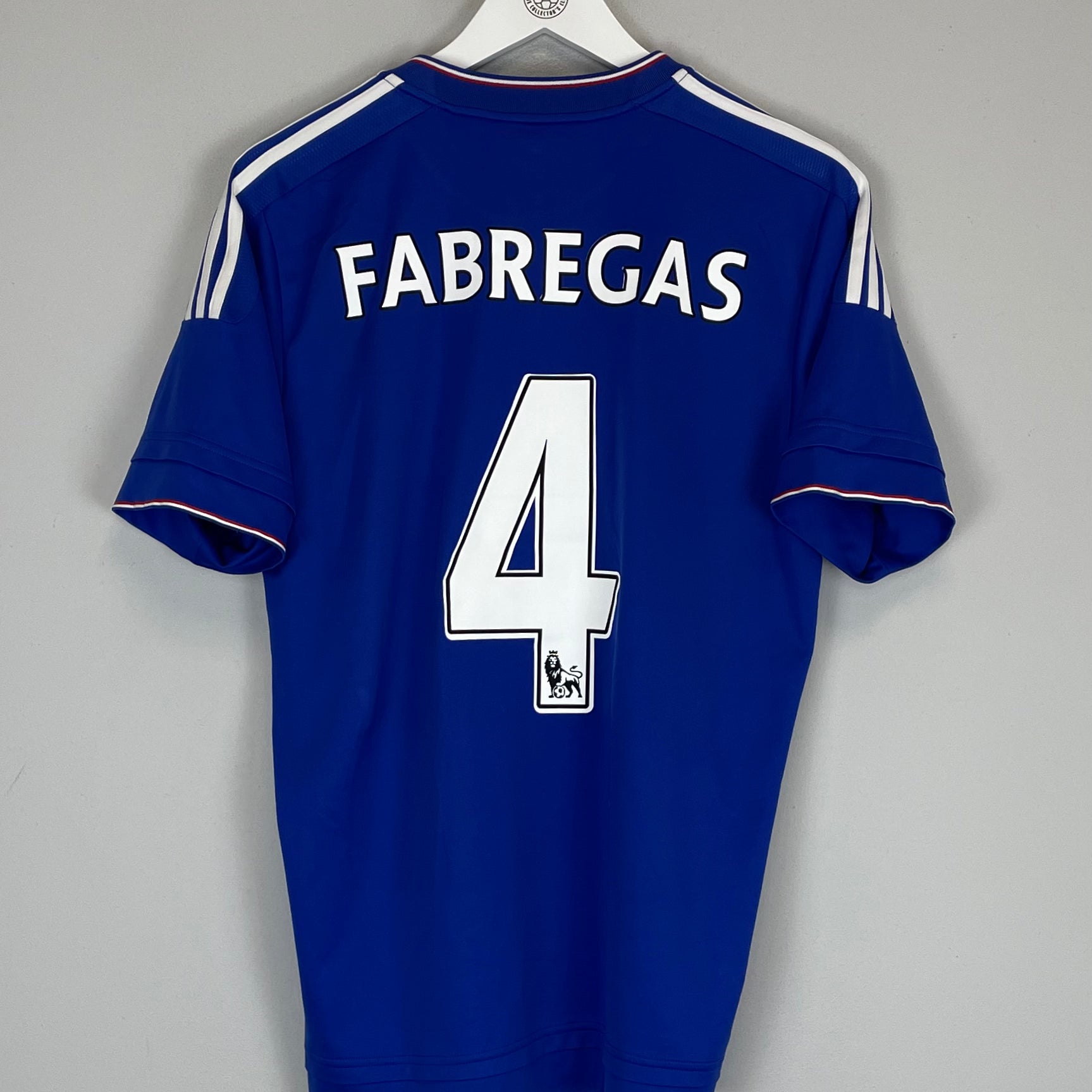 Shop 2015/16 CHELSEA FABREGAS #4 HOME SHIRT (L) ADIDAS, classic football shirts, vintage football shirts & retro soccer jerseys at Cult Kits