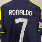 Shop 2012/13 REAL MADRID RONALDO #7 AWAY SHIRT (L) ADIDAS, classic football shirts, vintage football shirts & retro soccer jerseys at Cult Kits