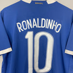 Shop 2006/07 BRAZIL RONALDINHO #10 AWAY SHIRT (L) NIKE, classic football shirts, vintage football shirts & retro soccer jerseys at Cult Kits