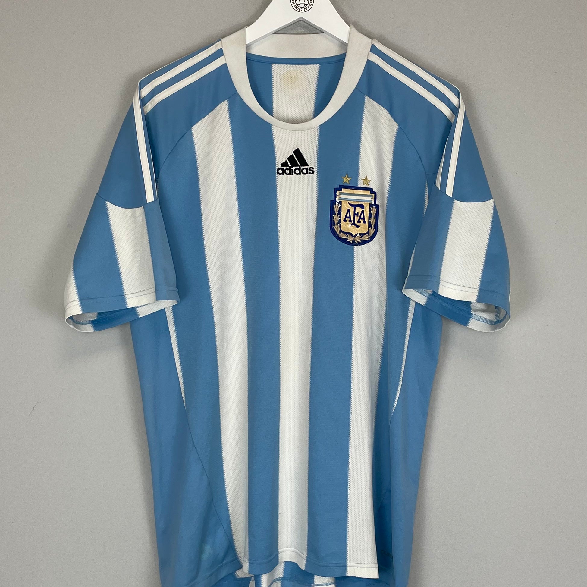 Shop 2010/11 ARGENTINA HOME SHIRT (L) ADIDAS, classic football shirts, vintage football shirts & retro soccer jerseys at Cult Kits
