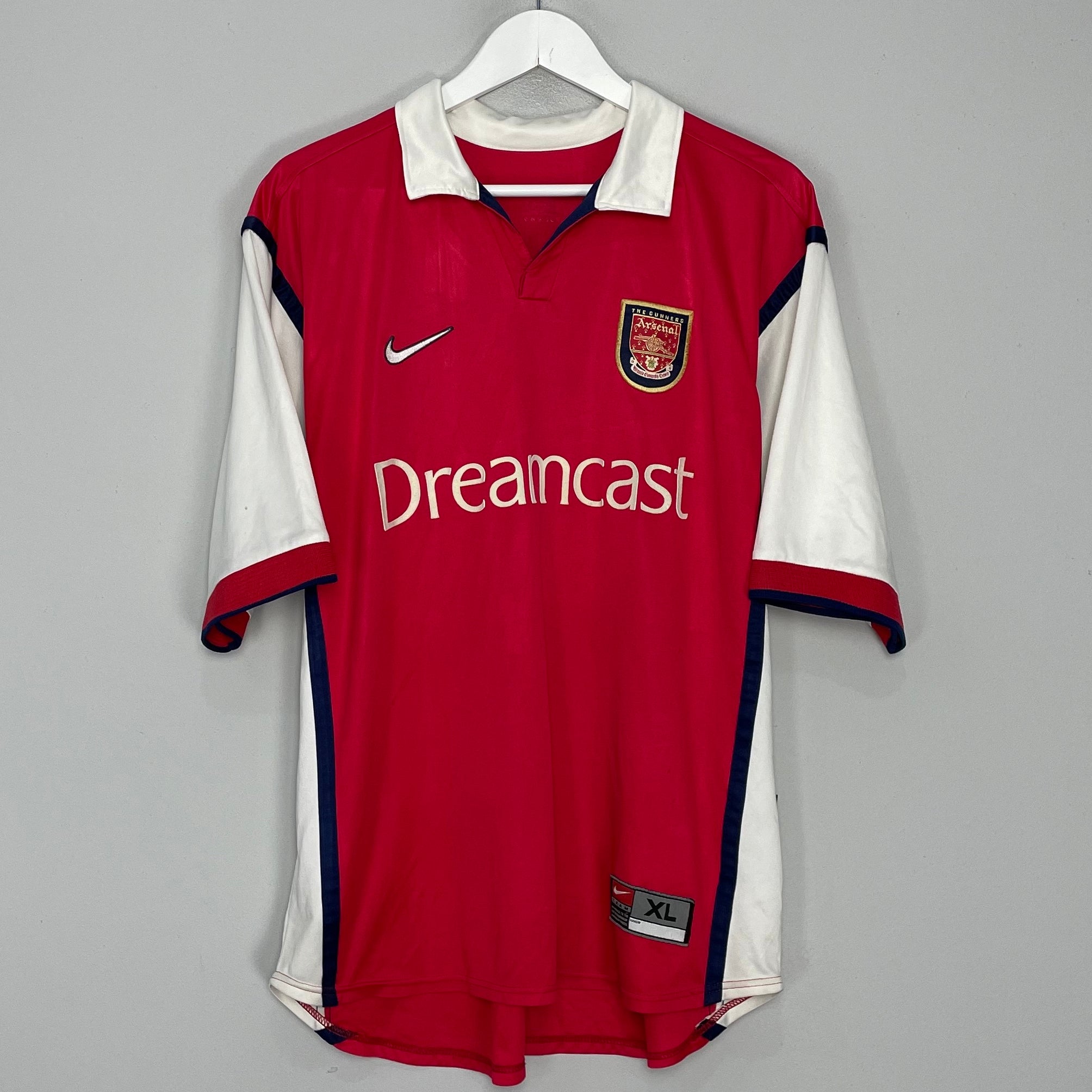 Shop 1999/00 ARSENAL HOME SHIRT (XL) NIKE, classic football shirts, vintage football shirts & retro soccer jerseys at Cult Kits